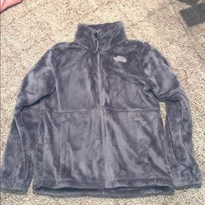 grey north face jacket